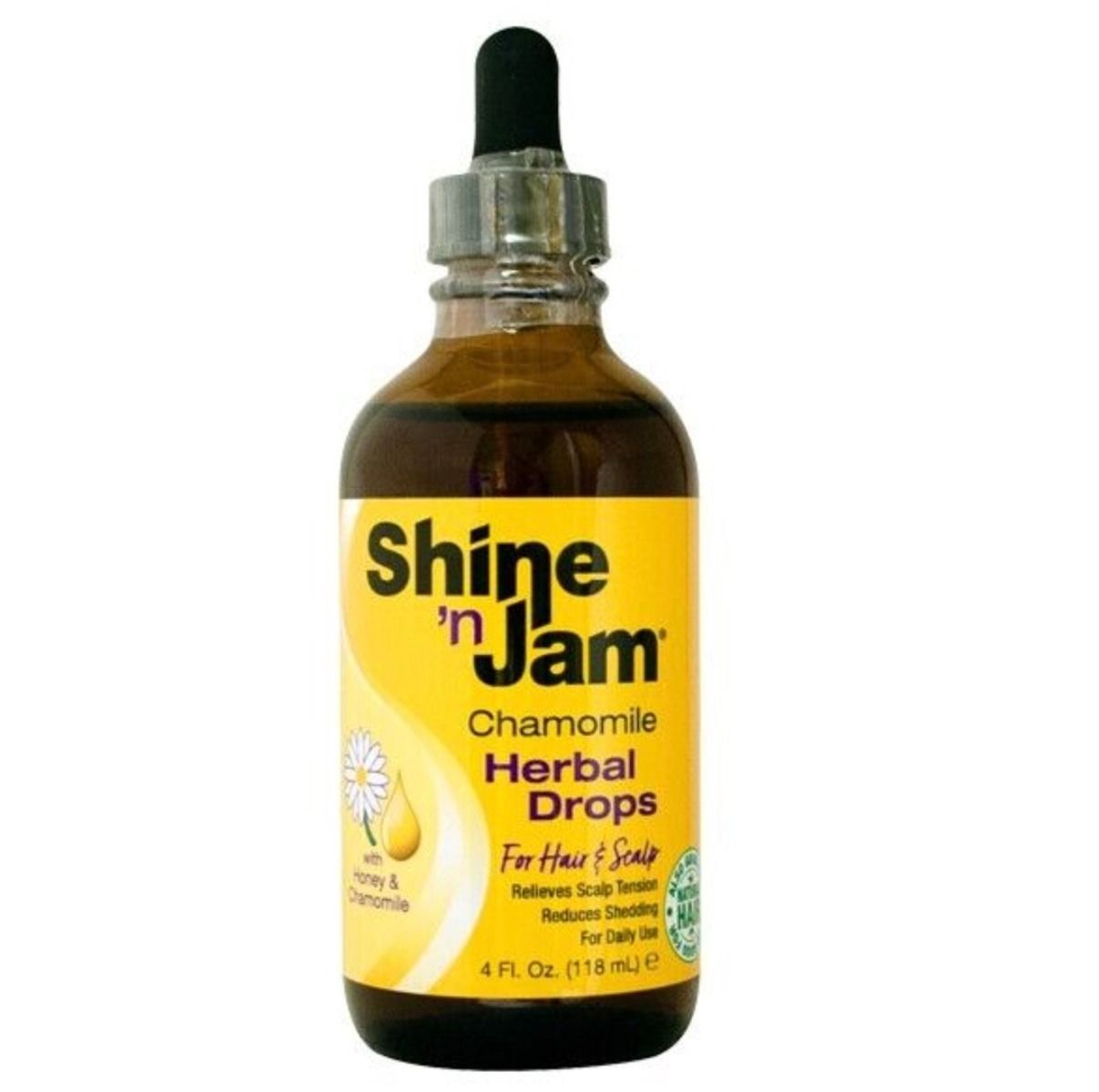 Ampro Shine 'n Jam – Verzorgende Herbal Drops voor Alle Haartypes (118ml)