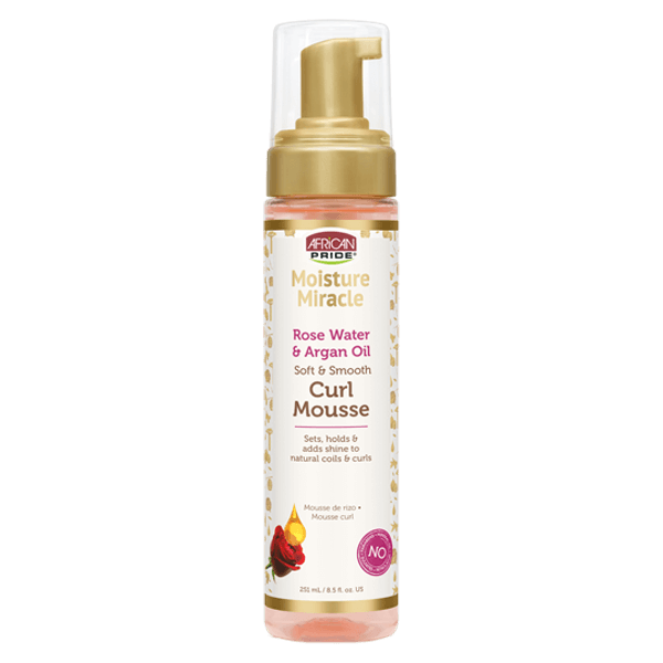 African Pride Curl Mousse – Versterkende Mousse voor Krullend Haar (251 ml)