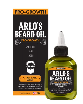 Arlo's Beard Oil – Pro-Growth met Citrus Basil Geur (75ml)