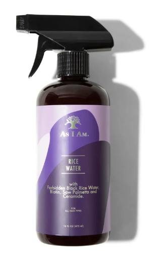 As I Am Rice Water – Hydraterende Spray voor Alle Haartypes (475ml)