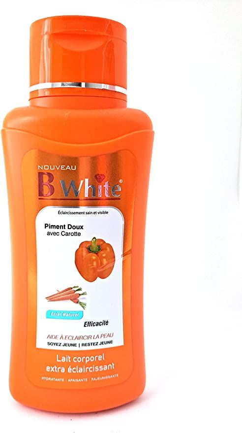 B White Bodylotion – Extra Verhelderend met Wortel & Paprika (500ml)