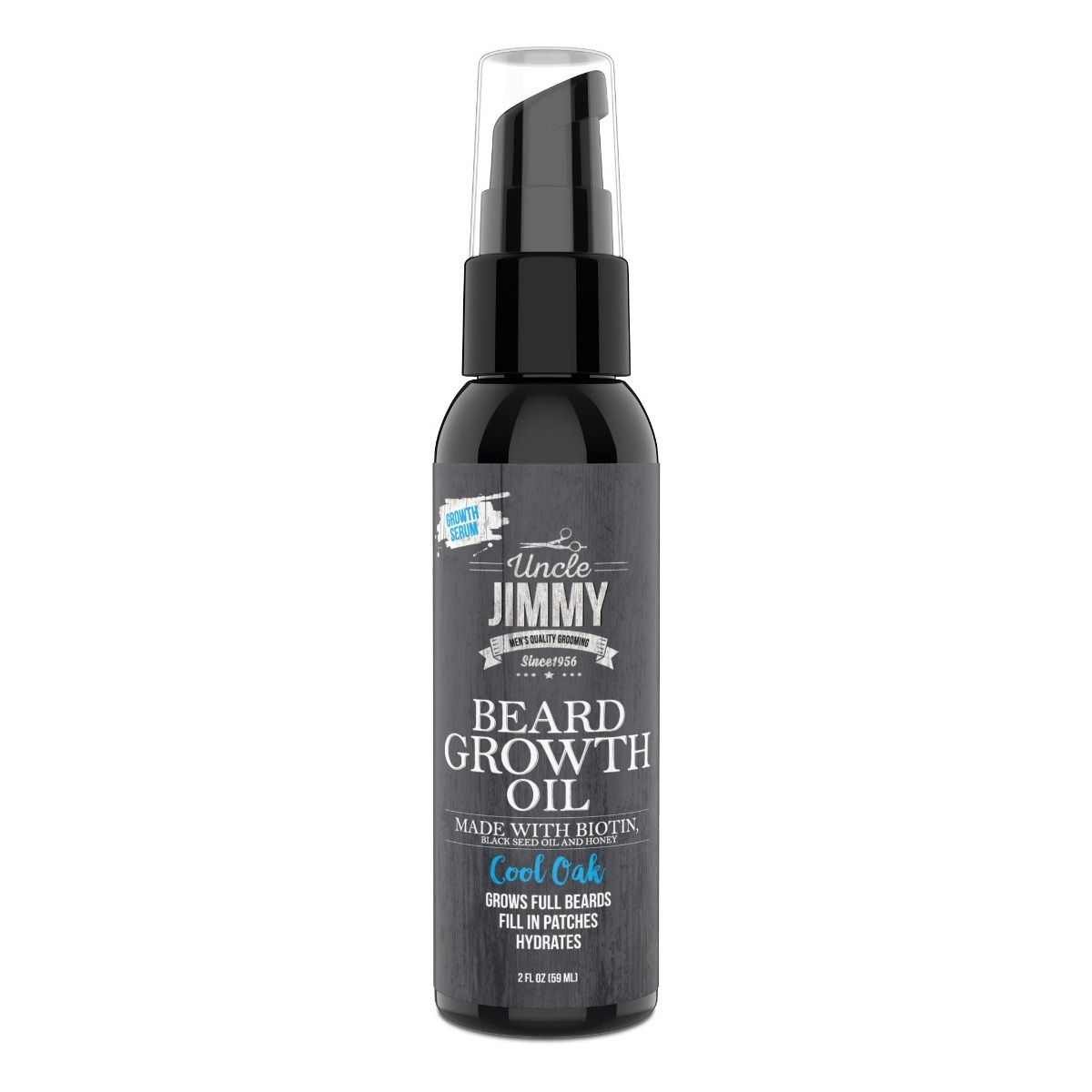 Uncle Jimmy Beard Growth Oil – Hydraterende Olie voor Baarden (59ml)