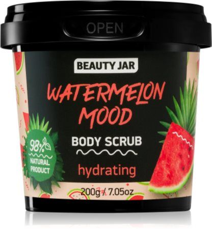 Beauty Jar Body Scrub – Hydraterende Watermeloen voor Zachte Huid (200g)