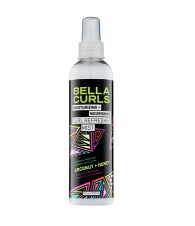 Bella Curls Curl Refresher Mist – Vochtinbrengende Spray voor Krullend Haar (236ml)