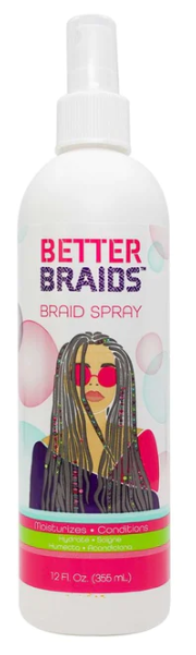 Better Braids Spray – Hydraterende Spray voor Gevlochten Haar (355ml)