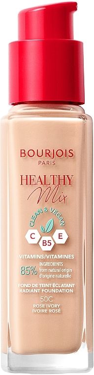 Bourjois Healthy Mix Foundation – Vegan Hydratatie voor Trouw Huid (30ml)