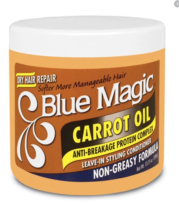 Blue Magic Carrot Oil – Voedende Leave-In voor Droog Haar (340g)