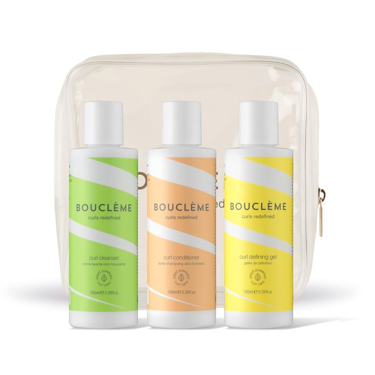 Bouclème Travel Kit – Hydraterende Set voor Krullend Haar (3 x 100ml)