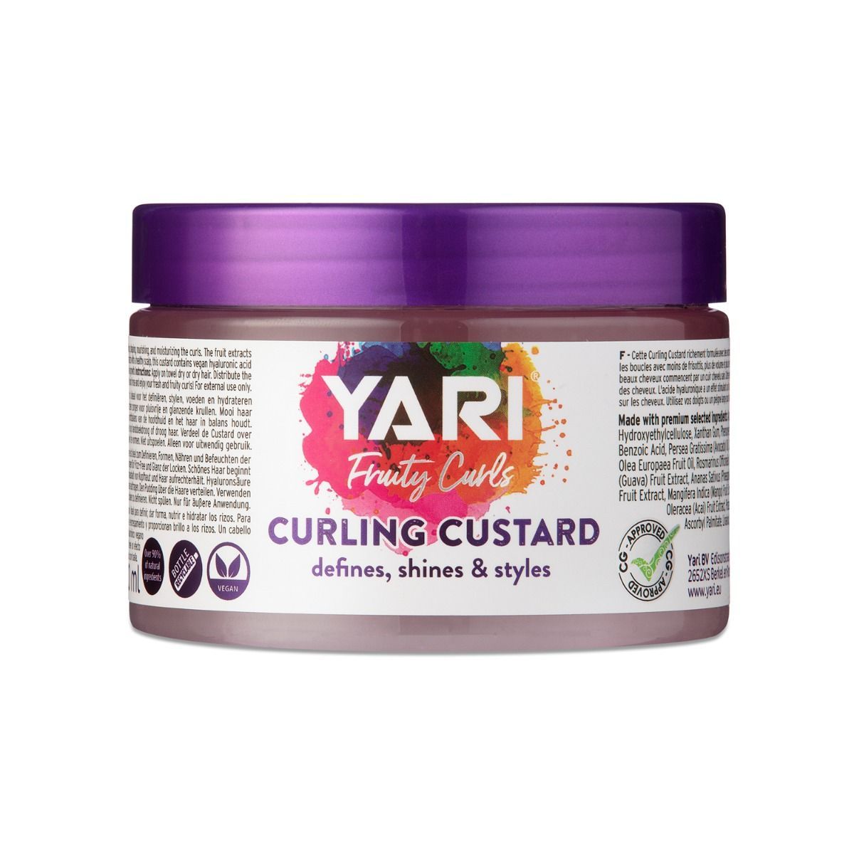 Yari Curling Custard – Definieert en Versterkt Krullend Haar (300ml)
