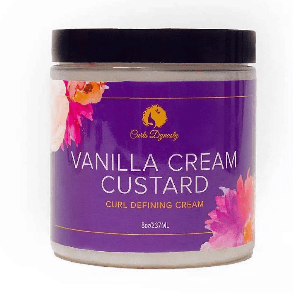 Curls Dynasty Vanilla Cream Custard – Hydraterende Crème voor Krullend Haar (237ml)