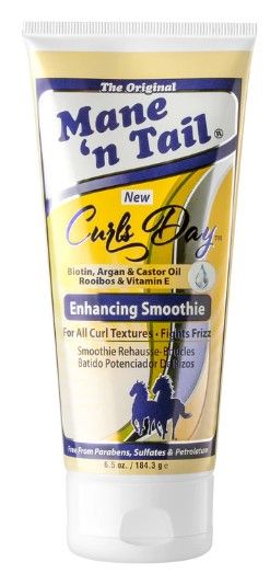 Mane 'n Tail Curls Day Enhancing Smoothie – Frizz Bestrijdende Crème voor Krullend Haar (184g)