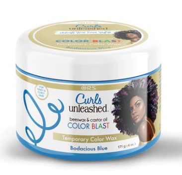 Curls Unleashed Temporary Haar Wax – Vivid Kleur voor Krullend Haar (170g)