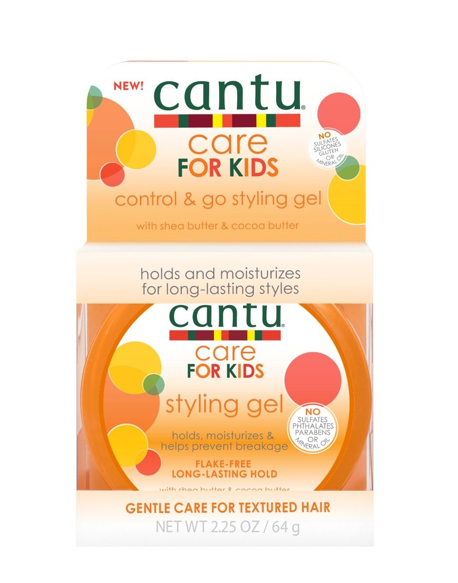Cantu Styling Gel – Houdt en Hydrateert voor Kinderen (64g)