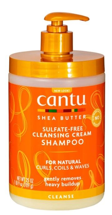 Cantu Shampoo – Sulfaatvrije Reinigingscrème voor Natuurlijke Krullen (709g)