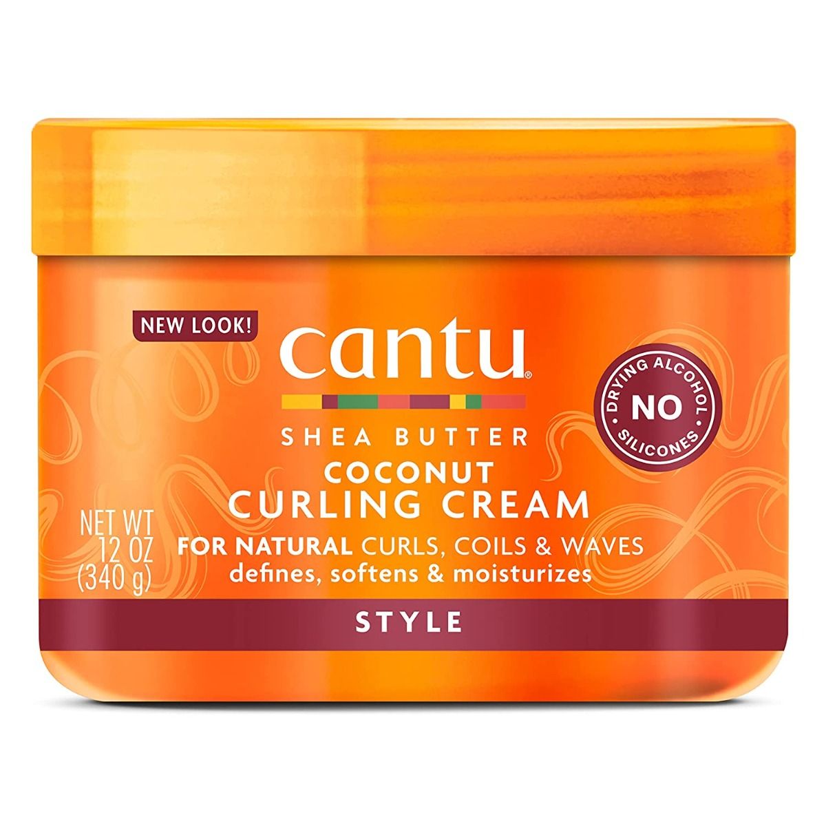 Cantu Coconut Curling Cream – Versterkt en Definieert voor Krullend Haar (340g)