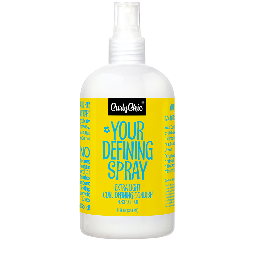 CurlyChic Defining Spray – Hydraterende Spray voor Krullend Haar (354ml)