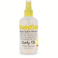 Curly Kids Curly Oil Sheen Mist Spray – Verzorgende Glans voor Krullend Haar (138ml)