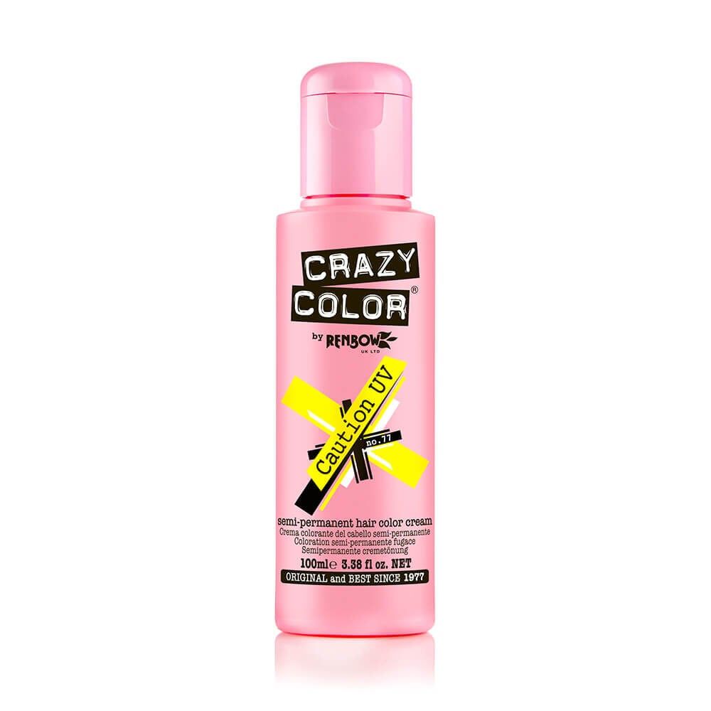 Crazy Color Haarverf – Neon Groene Kleur voor Opvallend Haar (100ml)