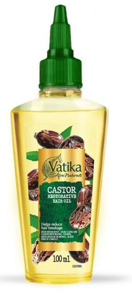 Dabur Vatika Castor Haarolie – Herstellende Olie voor Droog Haar (100ml)