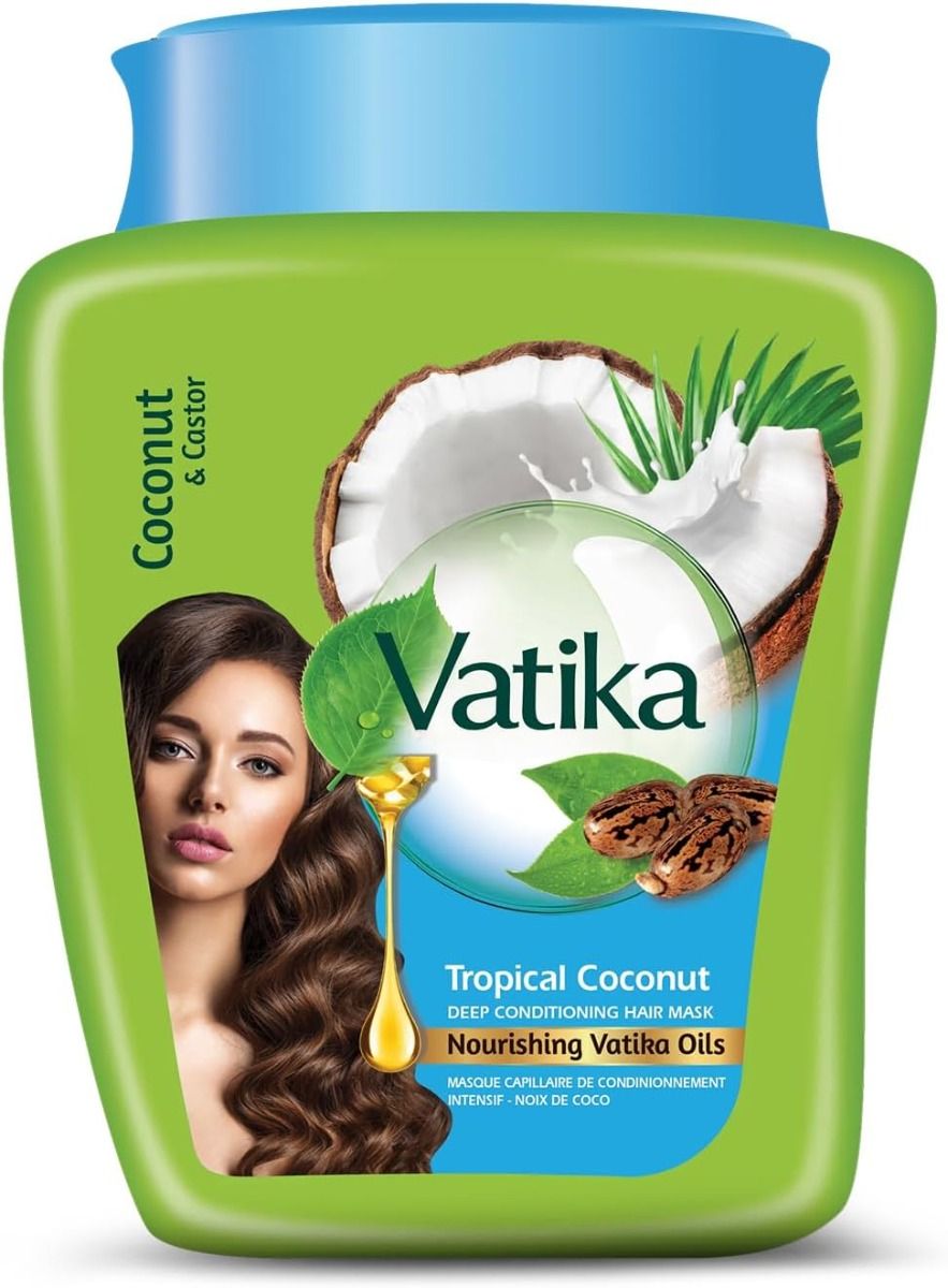 Dabur Vatika Haarmasker – Diepe Conditionering met Kokos voor Alle Haartypes (1000g)
