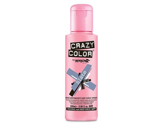 Crazy Color Haarverf – Semi-Permanente Kleur Slate (100ml)