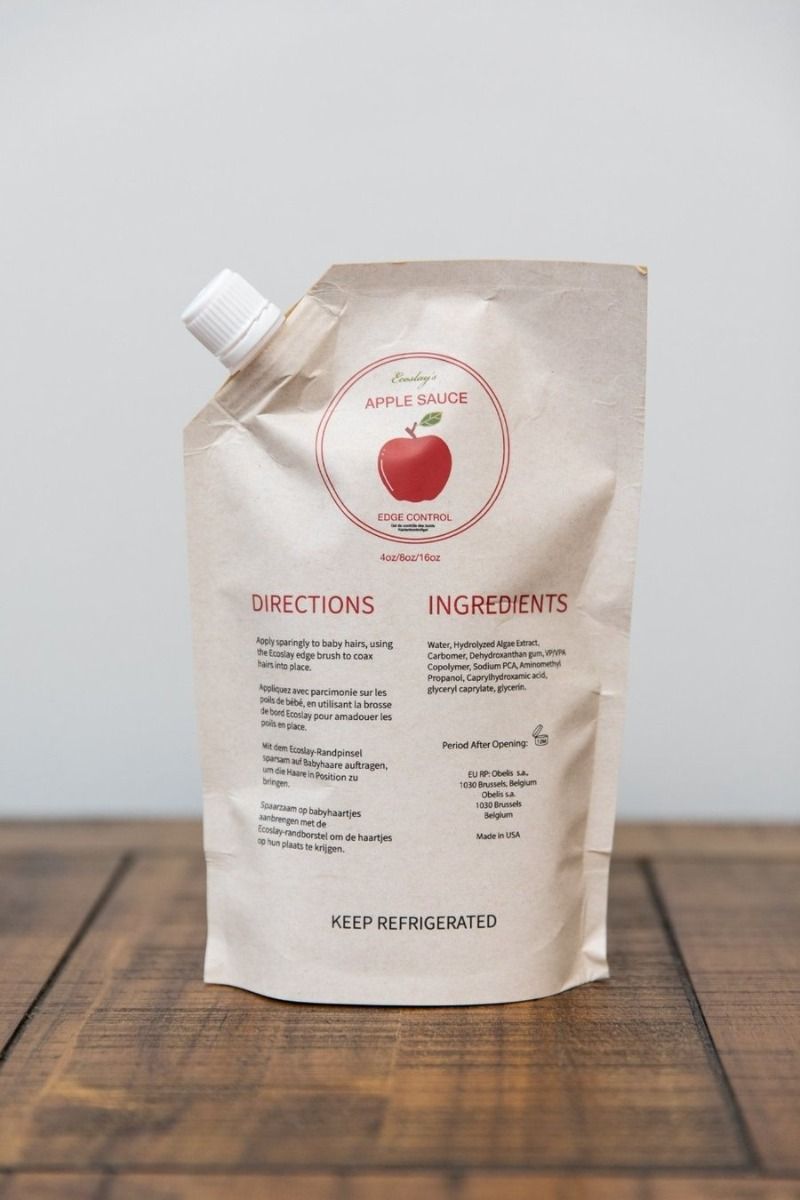 Ecoslay Apple Sauce Pouch – Edge Control met Langdurige Hold (Geen Flakes)