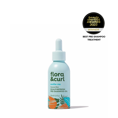 Flora & Curl Pre-Shampoo Olie – Verfrissende Behandeling voor de Scalp (100ml)