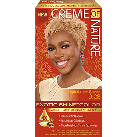 Creme Of Nature Haarverf – 9.23 Gouden Blond met Arganolie (1 verpakking)