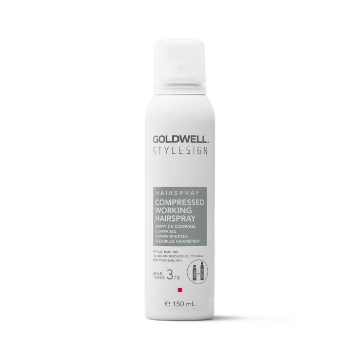 Goldwell Compressed Working Hairspray – Flexibele Fixatie voor Alle Haartexturen (150ml)