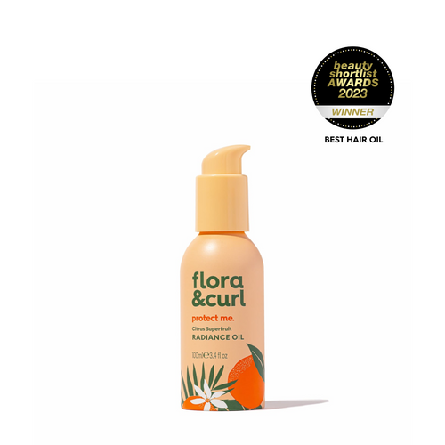 Flora & Curl Radiance Oil – Voedt en Beschermt Krullend Haar (100ml)