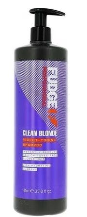 Fudge Clean Blonde Violet Toning Shampoo – Neutraliseert Gele Tinten voor Blond Haar (1000ml)