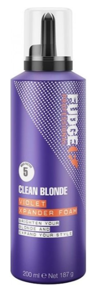 Fudge Clean Blonde Violet Xpander Foam – Volume en Glans voor Blond Haar (200ml)
