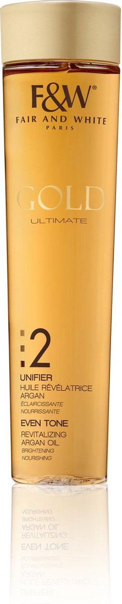 Fair & White Gold Ultimate Argan Olie – Verhelderende Huidtoner (200ml)
