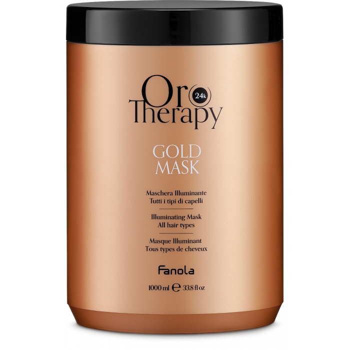 Fanola Oro Therapy Gold Mask – Luxe Voeding voor Alle Haartypes (1000ml)