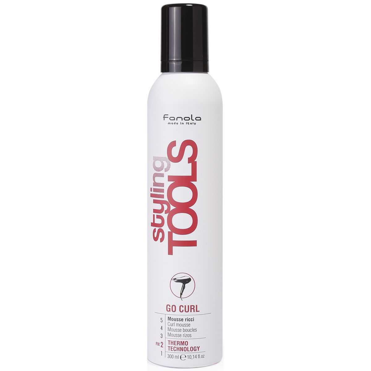 Fanola Styling Tools Go Curl Mousse – Hydraterende Mousse voor Krullend Haar (300ml)