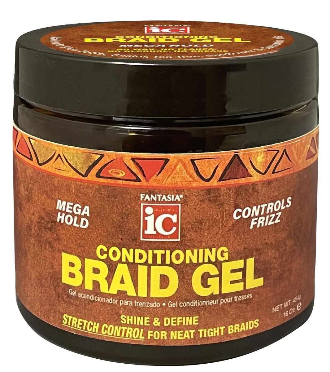 Fantasia IC Braid Gel – Frizz Controle voor Alle Haartypes (454g)