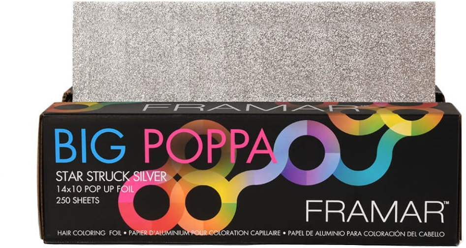 Framar Big Poppa Foil – Extra Brede Folies voor Kleurbehandelingen (250 Stuks)