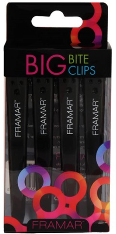 Framar Big Bite Clips – Stevige Haarclips voor Alle Haartypes (4 stuks)