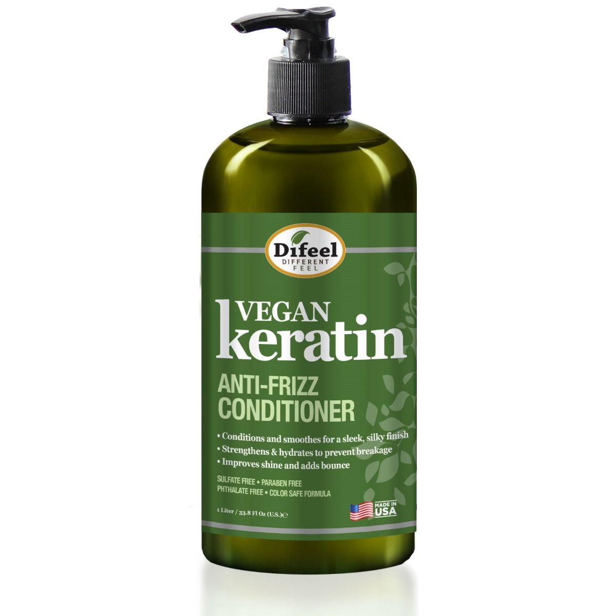 Difeel Vegan Keratin Conditioner – Anti-Frizz voor Alle Haartypes (355ml)