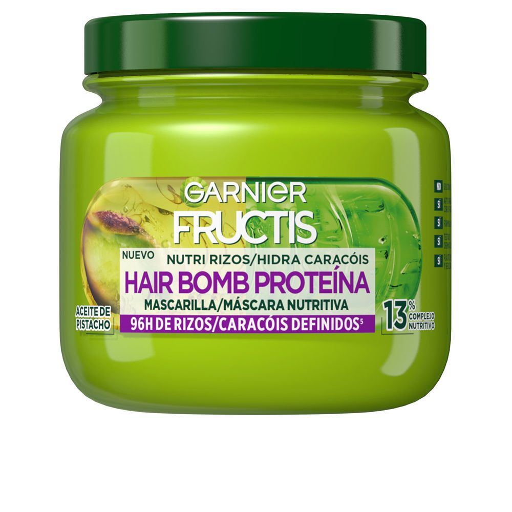 Garnier Fructis Hair Mask – Voedende Protein Behandeling voor Krullend Haar (320ml)
