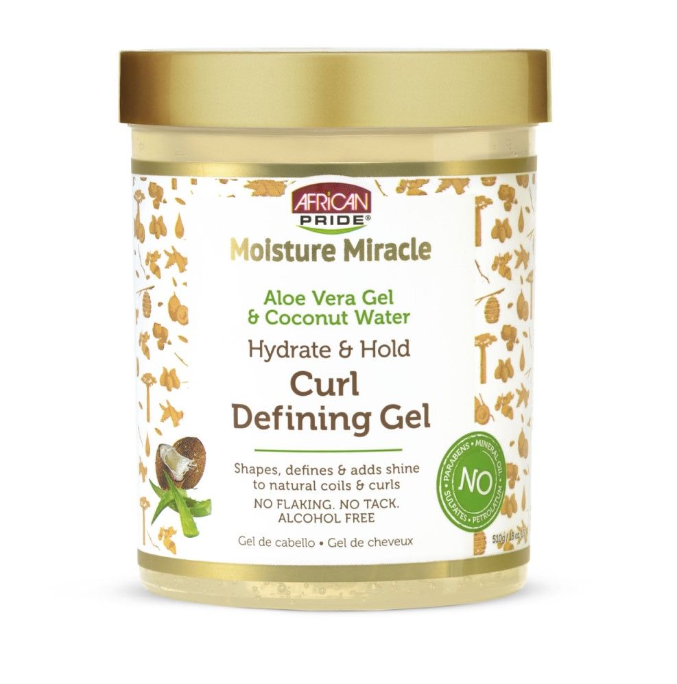 African Pride Curl Defining Gel – Hydrate & Hold voor Krullend Haar (510g)
