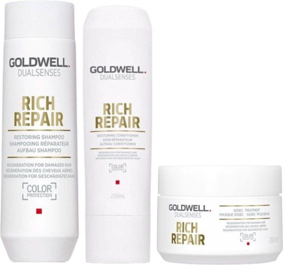 Goldwell Dualsenses Rich Repair Giftset – Herstelset voor Beschadigd Haar (200ml)