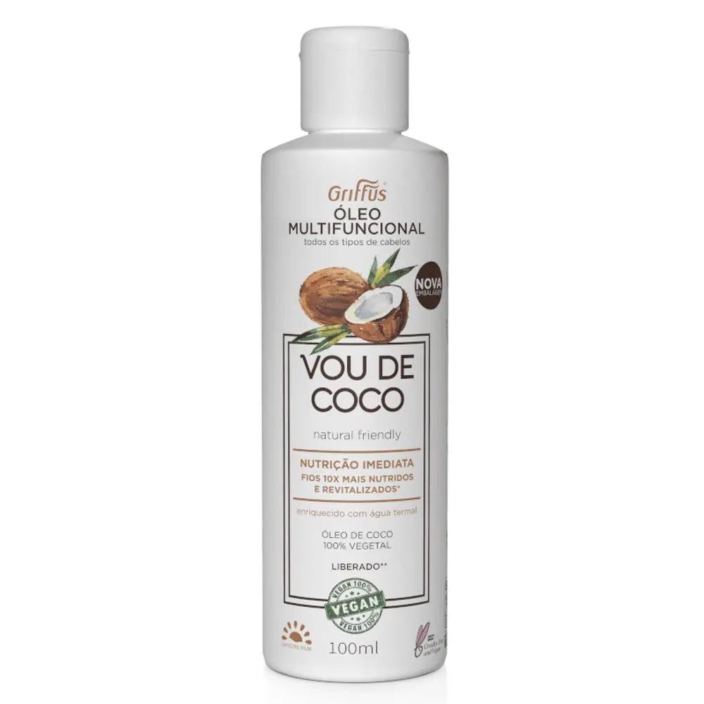 Griffus Vou De Coco – Multifunctionele Kokosolie voor Huid en Haar (100ml)