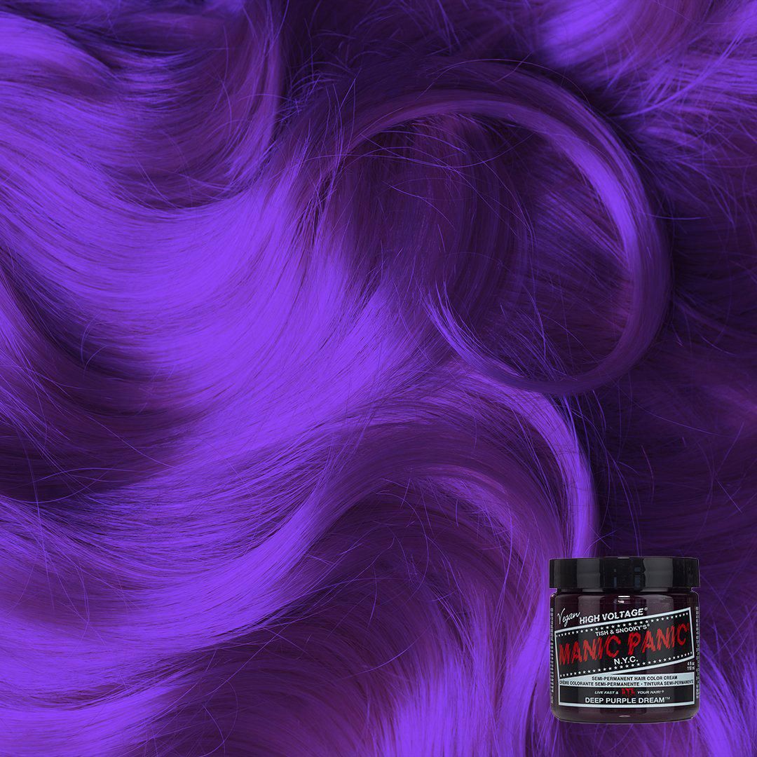 Manic Panic Haarverf – Donkere Blackberry Paars voor Alle Haartypes (118ml)