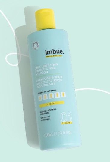 Imbue Shampoo – Sulfaatvrije Reiniging voor Krullend Haar (400ml)