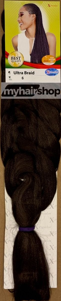 X-Pression Ultra Braid 6 – Vlecht Haar voor Diverse Stylings (170g)