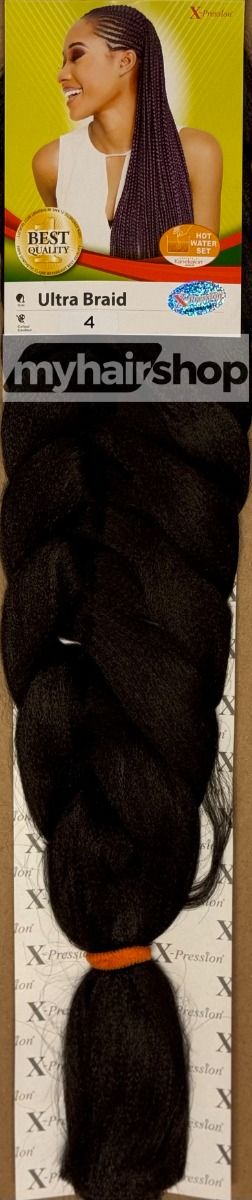 X-Pression Ultra Braid 4 – Vlecht Haar voor Alle Haartypes (100g)