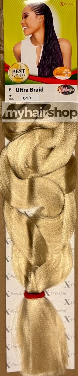 X-Pression Ultra Braid 613 – Gevlochten Haar voor Alle Haarstijlen (200g)