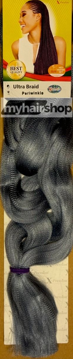 X-Pression Ultra Braid – Haarextensions voor Vlechten (PeriWinkle)