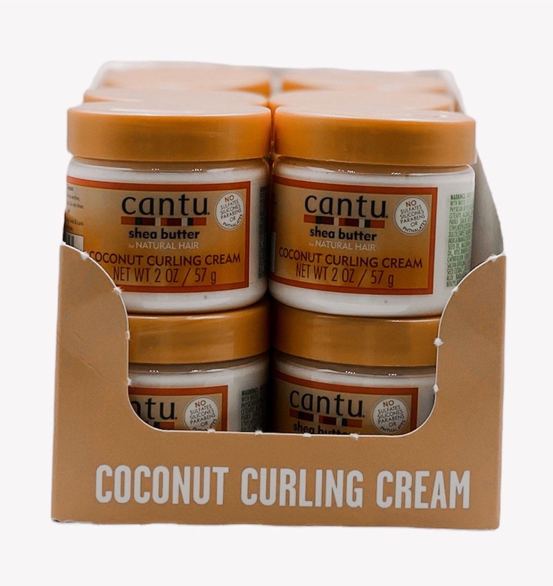Cantu Kokos Curler – Hydraterende Crème voor Krullend Haar (12x57g)